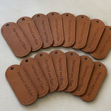 Customized leather keychains for brands and merch lines